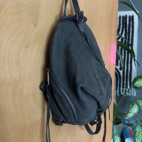 Rebecca Minkoff Suede Medium Julian Backpack - Picture 2 of 4